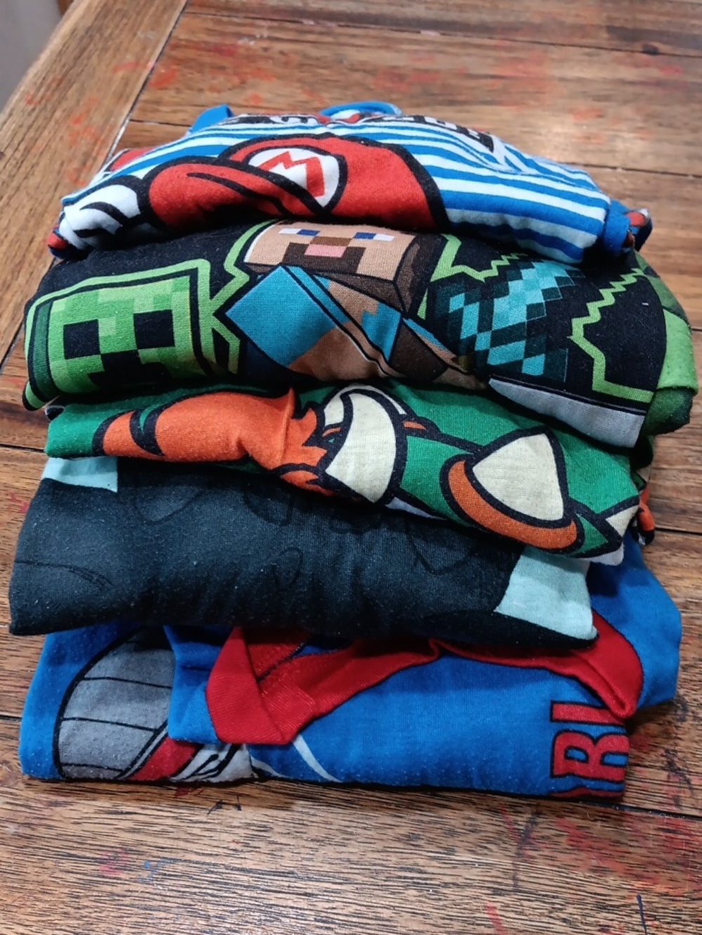 Boys  Graphic T-Shirt/short Pajama Sets- Green/Blue/grey /black
